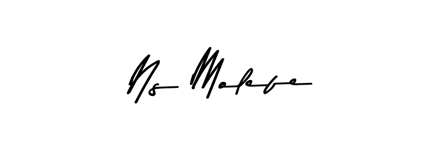 How to make Ns Molefe signature? Asem Kandis PERSONAL USE is a professional autograph style. Create handwritten signature for Ns Molefe name. Ns Molefe signature style 9 images and pictures png