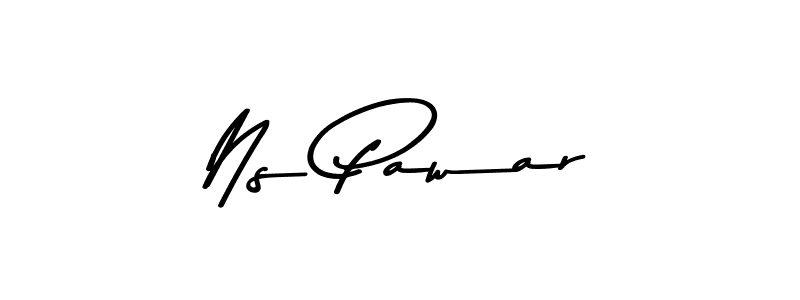 How to make Ns Pawar signature? Asem Kandis PERSONAL USE is a professional autograph style. Create handwritten signature for Ns Pawar name. Ns Pawar signature style 9 images and pictures png