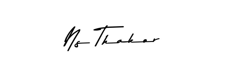 Also we have Ns Thakor name is the best signature style. Create professional handwritten signature collection using Asem Kandis PERSONAL USE autograph style. Ns Thakor signature style 9 images and pictures png