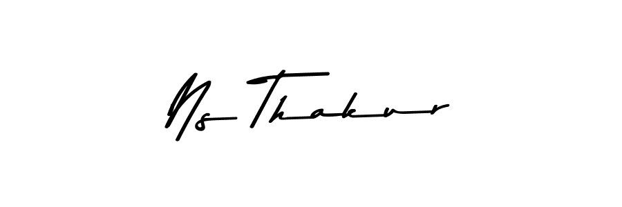 This is the best signature style for the Ns Thakur name. Also you like these signature font (Asem Kandis PERSONAL USE). Mix name signature. Ns Thakur signature style 9 images and pictures png