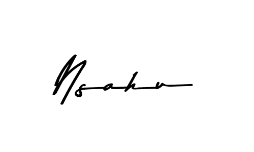 Also You can easily find your signature by using the search form. We will create Nsahu name handwritten signature images for you free of cost using Asem Kandis PERSONAL USE sign style. Nsahu signature style 9 images and pictures png