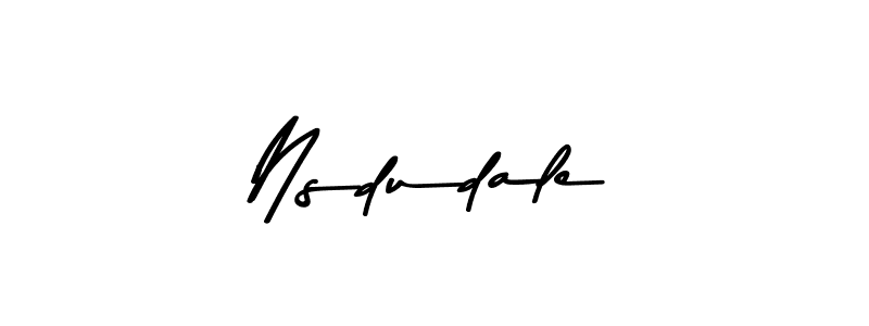 Design your own signature with our free online signature maker. With this signature software, you can create a handwritten (Asem Kandis PERSONAL USE) signature for name Nsdudale. Nsdudale signature style 9 images and pictures png