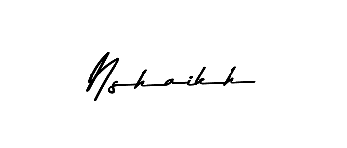 Once you've used our free online signature maker to create your best signature Asem Kandis PERSONAL USE style, it's time to enjoy all of the benefits that Nshaikh name signing documents. Nshaikh signature style 9 images and pictures png