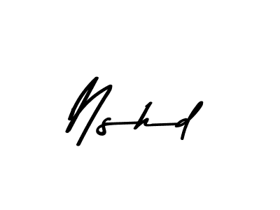 Nshd stylish signature style. Best Handwritten Sign (Asem Kandis PERSONAL USE) for my name. Handwritten Signature Collection Ideas for my name Nshd. Nshd signature style 9 images and pictures png