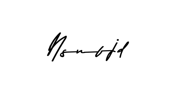 Create a beautiful signature design for name Nsnfjd. With this signature (Asem Kandis PERSONAL USE) fonts, you can make a handwritten signature for free. Nsnfjd signature style 9 images and pictures png