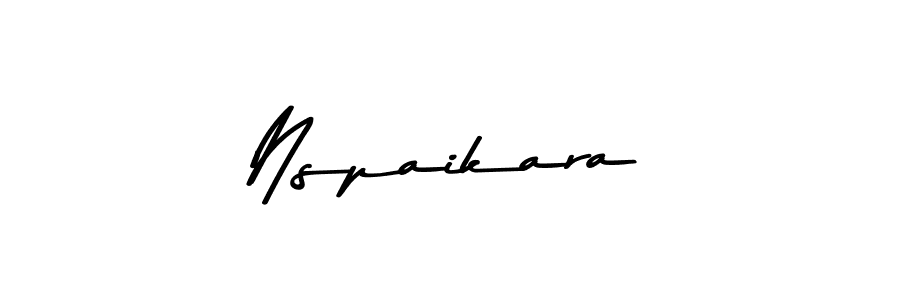 Design your own signature with our free online signature maker. With this signature software, you can create a handwritten (Asem Kandis PERSONAL USE) signature for name Nspaikara. Nspaikara signature style 9 images and pictures png