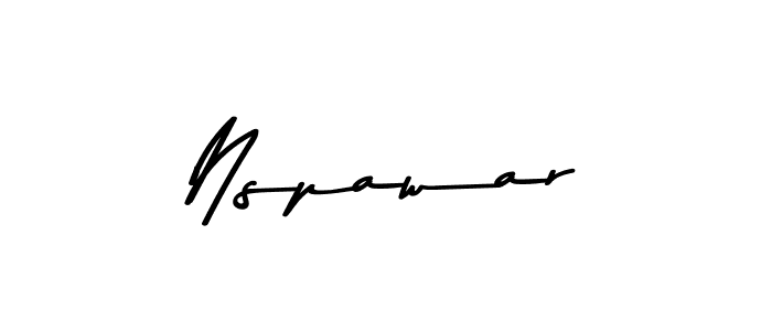 Design your own signature with our free online signature maker. With this signature software, you can create a handwritten (Asem Kandis PERSONAL USE) signature for name Nspawar. Nspawar signature style 9 images and pictures png