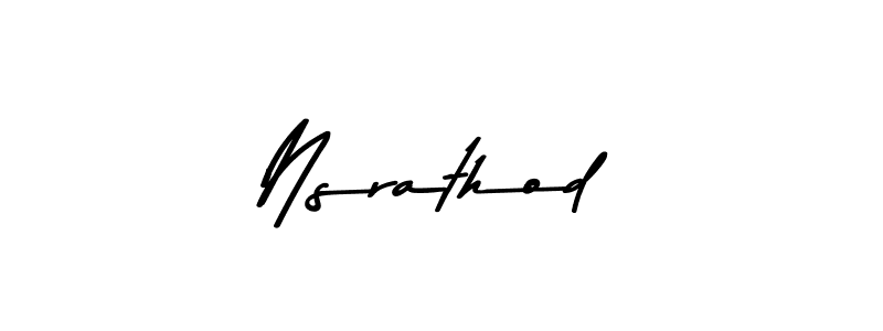 The best way (Asem Kandis PERSONAL USE) to make a short signature is to pick only two or three words in your name. The name Nsrathod include a total of six letters. For converting this name. Nsrathod signature style 9 images and pictures png