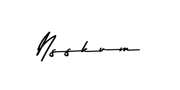 How to Draw Nsskum signature style? Asem Kandis PERSONAL USE is a latest design signature styles for name Nsskum. Nsskum signature style 9 images and pictures png