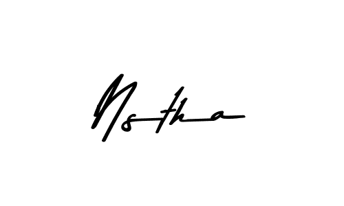 Once you've used our free online signature maker to create your best signature Asem Kandis PERSONAL USE style, it's time to enjoy all of the benefits that Nstha name signing documents. Nstha signature style 9 images and pictures png