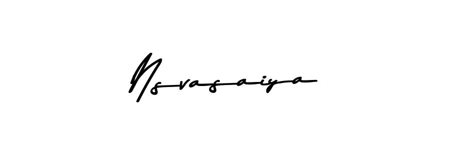 Design your own signature with our free online signature maker. With this signature software, you can create a handwritten (Asem Kandis PERSONAL USE) signature for name Nsvasaiya. Nsvasaiya signature style 9 images and pictures png