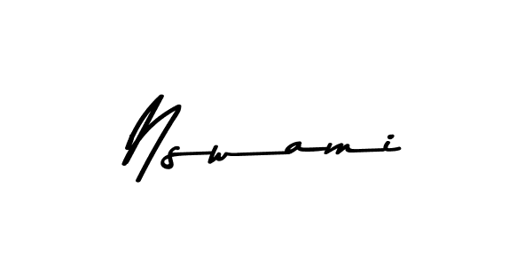 Create a beautiful signature design for name Nswami. With this signature (Asem Kandis PERSONAL USE) fonts, you can make a handwritten signature for free. Nswami signature style 9 images and pictures png