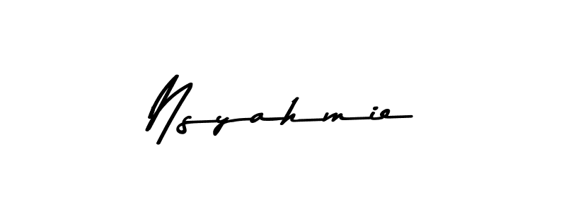 How to Draw Nsyahmie signature style? Asem Kandis PERSONAL USE is a latest design signature styles for name Nsyahmie. Nsyahmie signature style 9 images and pictures png