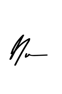 if you are searching for the best signature style for your name Nu. so please give up your signature search. here we have designed multiple signature styles  using Asem Kandis PERSONAL USE. Nu signature style 9 images and pictures png