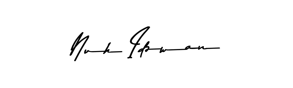 It looks lik you need a new signature style for name Nuh Idzwan. Design unique handwritten (Asem Kandis PERSONAL USE) signature with our free signature maker in just a few clicks. Nuh Idzwan signature style 9 images and pictures png
