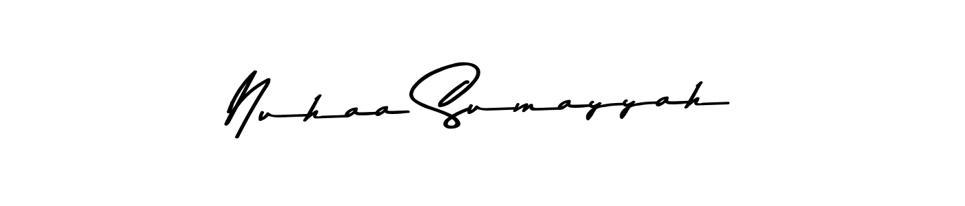 Check out images of Autograph of Nuhaa Sumayyah name. Actor Nuhaa Sumayyah Signature Style. Asem Kandis PERSONAL USE is a professional sign style online. Nuhaa Sumayyah signature style 9 images and pictures png