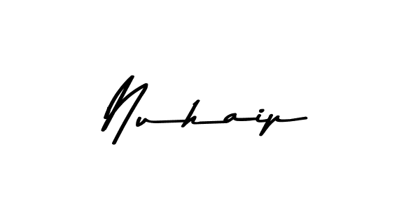 How to make Nuhaip signature? Asem Kandis PERSONAL USE is a professional autograph style. Create handwritten signature for Nuhaip name. Nuhaip signature style 9 images and pictures png