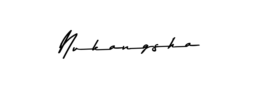 Make a beautiful signature design for name Nukangsha. Use this online signature maker to create a handwritten signature for free. Nukangsha signature style 9 images and pictures png