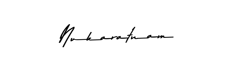 How to make Nukaratnam signature? Asem Kandis PERSONAL USE is a professional autograph style. Create handwritten signature for Nukaratnam name. Nukaratnam signature style 9 images and pictures png