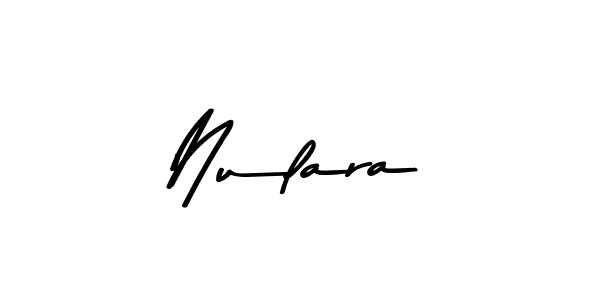 Make a beautiful signature design for name Nulara. With this signature (Asem Kandis PERSONAL USE) style, you can create a handwritten signature for free. Nulara signature style 9 images and pictures png