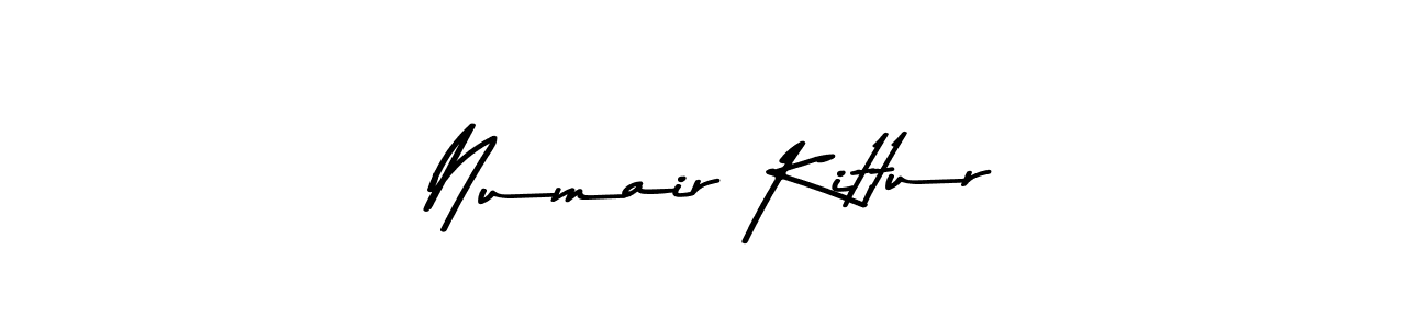 Make a beautiful signature design for name Numair Kittur. With this signature (Asem Kandis PERSONAL USE) style, you can create a handwritten signature for free. Numair Kittur signature style 9 images and pictures png