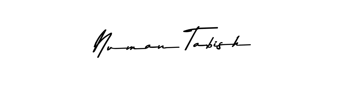 This is the best signature style for the Numan Tabish name. Also you like these signature font (Asem Kandis PERSONAL USE). Mix name signature. Numan Tabish signature style 9 images and pictures png