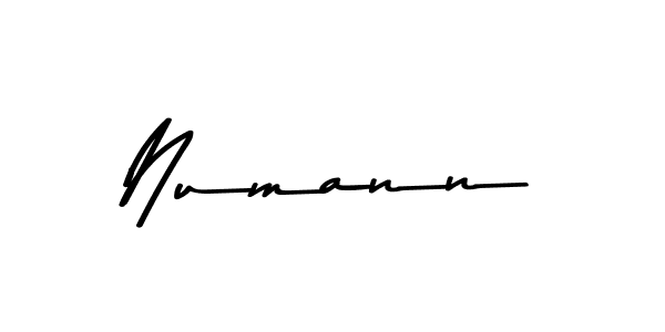 How to make Numann name signature. Use Asem Kandis PERSONAL USE style for creating short signs online. This is the latest handwritten sign. Numann signature style 9 images and pictures png