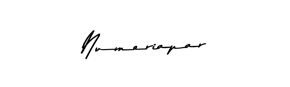 How to make Numeriapar signature? Asem Kandis PERSONAL USE is a professional autograph style. Create handwritten signature for Numeriapar name. Numeriapar signature style 9 images and pictures png