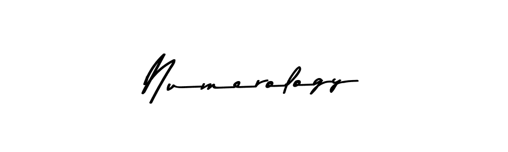 Design your own signature with our free online signature maker. With this signature software, you can create a handwritten (Asem Kandis PERSONAL USE) signature for name Numerology. Numerology signature style 9 images and pictures png