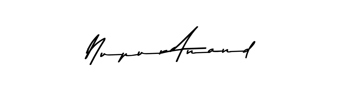 Make a short Nupur Anand signature style. Manage your documents anywhere anytime using Asem Kandis PERSONAL USE. Create and add eSignatures, submit forms, share and send files easily. Nupur Anand signature style 9 images and pictures png