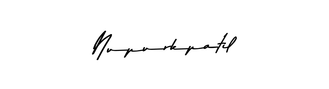 Design your own signature with our free online signature maker. With this signature software, you can create a handwritten (Asem Kandis PERSONAL USE) signature for name Nupurkpatil. Nupurkpatil signature style 9 images and pictures png