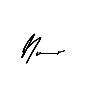 Make a beautiful signature design for name Nur. Use this online signature maker to create a handwritten signature for free. Nur signature style 9 images and pictures png