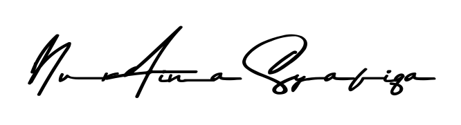 Make a beautiful signature design for name Nur Aina Syafiqa. Use this online signature maker to create a handwritten signature for free. Nur Aina Syafiqa signature style 9 images and pictures png
