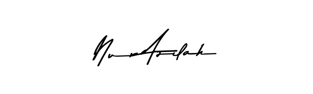 if you are searching for the best signature style for your name Nur Azilah. so please give up your signature search. here we have designed multiple signature styles  using Asem Kandis PERSONAL USE. Nur Azilah signature style 9 images and pictures png