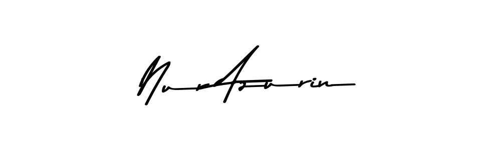 Create a beautiful signature design for name Nur Azurin. With this signature (Asem Kandis PERSONAL USE) fonts, you can make a handwritten signature for free. Nur Azurin signature style 9 images and pictures png