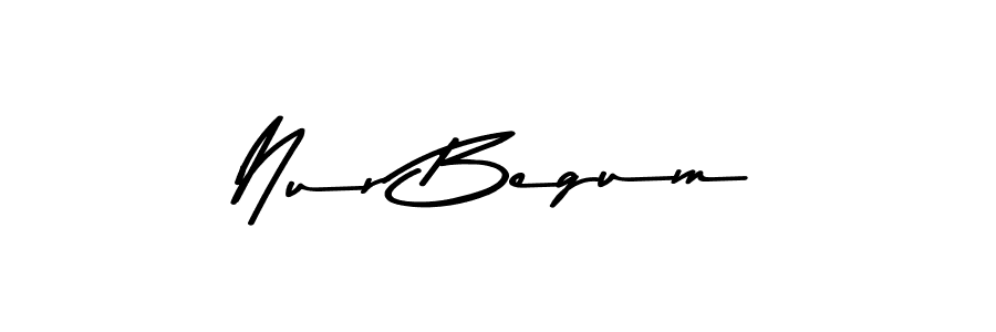 Asem Kandis PERSONAL USE is a professional signature style that is perfect for those who want to add a touch of class to their signature. It is also a great choice for those who want to make their signature more unique. Get Nur Begum name to fancy signature for free. Nur Begum signature style 9 images and pictures png