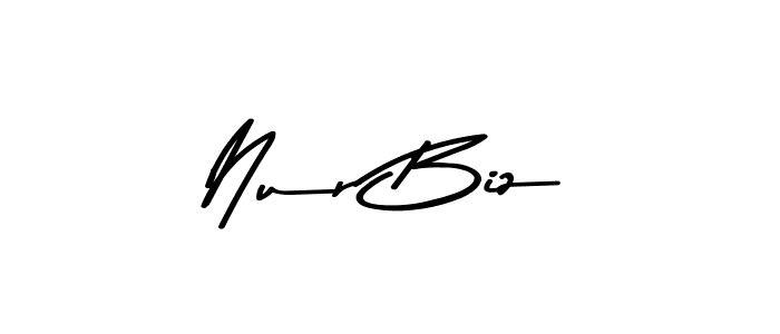 You can use this online signature creator to create a handwritten signature for the name Nur Biz. This is the best online autograph maker. Nur Biz signature style 9 images and pictures png
