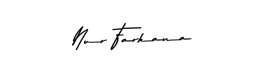 Make a beautiful signature design for name Nur Farhana. Use this online signature maker to create a handwritten signature for free. Nur Farhana signature style 9 images and pictures png