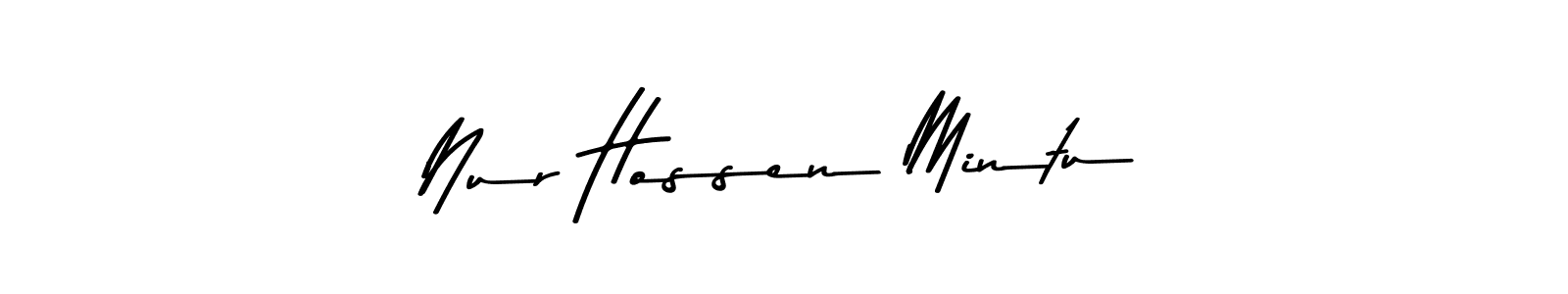 This is the best signature style for the Nur Hossen Mintu name. Also you like these signature font (Asem Kandis PERSONAL USE). Mix name signature. Nur Hossen Mintu signature style 9 images and pictures png