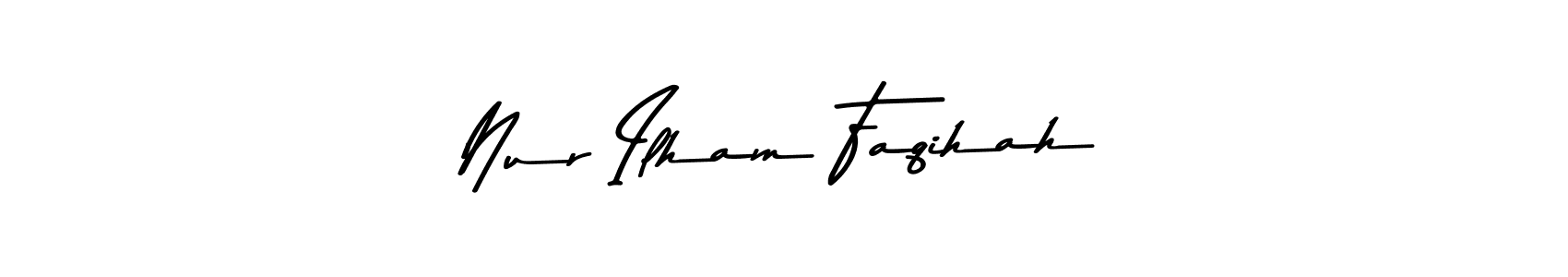 Check out images of Autograph of Nur Ilham Faqihah name. Actor Nur Ilham Faqihah Signature Style. Asem Kandis PERSONAL USE is a professional sign style online. Nur Ilham Faqihah signature style 9 images and pictures png