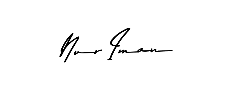 if you are searching for the best signature style for your name Nur Iman. so please give up your signature search. here we have designed multiple signature styles  using Asem Kandis PERSONAL USE. Nur Iman signature style 9 images and pictures png