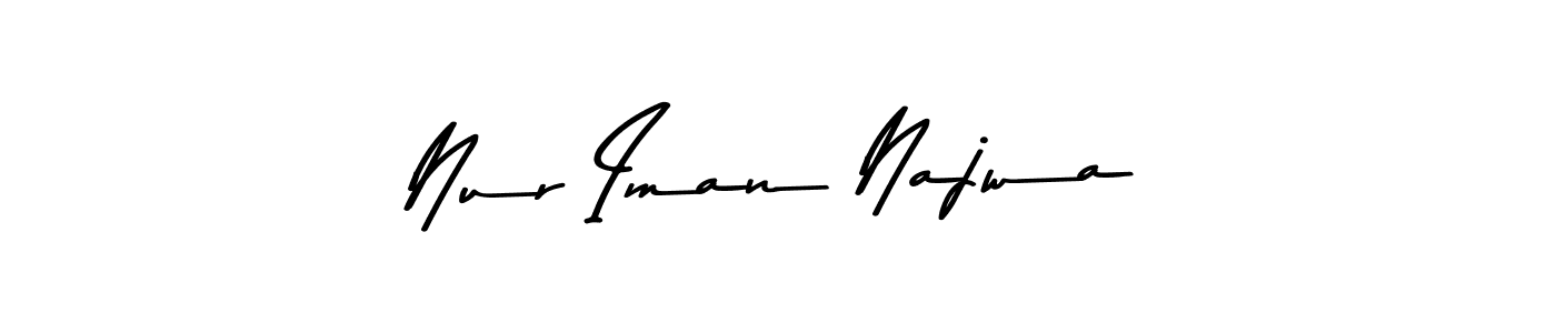 It looks lik you need a new signature style for name Nur Iman Najwa. Design unique handwritten (Asem Kandis PERSONAL USE) signature with our free signature maker in just a few clicks. Nur Iman Najwa signature style 9 images and pictures png