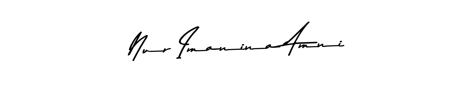 Similarly Asem Kandis PERSONAL USE is the best handwritten signature design. Signature creator online .You can use it as an online autograph creator for name Nur Imanina Amni. Nur Imanina Amni signature style 9 images and pictures png