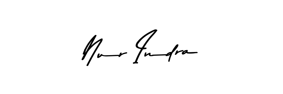 Make a beautiful signature design for name Nur Indra. With this signature (Asem Kandis PERSONAL USE) style, you can create a handwritten signature for free. Nur Indra signature style 9 images and pictures png