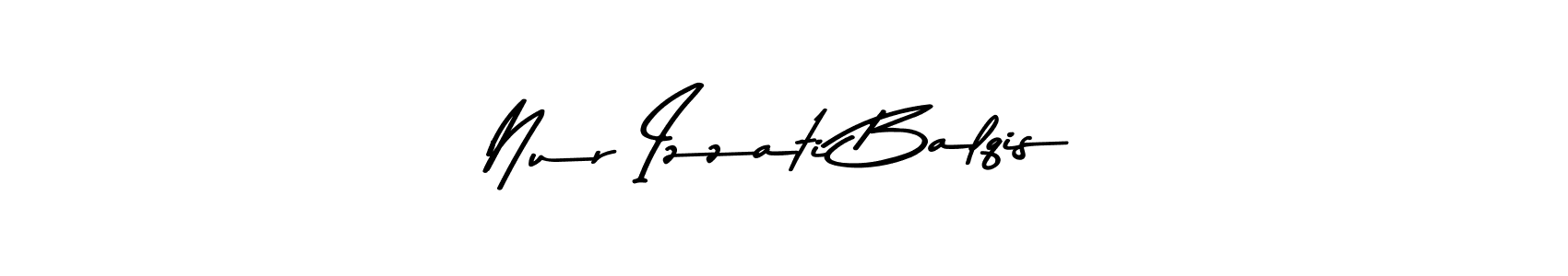 Here are the top 10 professional signature styles for the name Nur Izzati Balqis. These are the best autograph styles you can use for your name. Nur Izzati Balqis signature style 9 images and pictures png