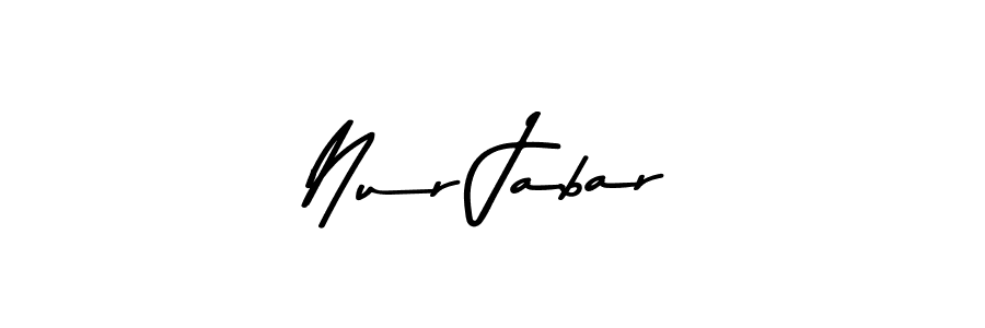 Similarly Asem Kandis PERSONAL USE is the best handwritten signature design. Signature creator online .You can use it as an online autograph creator for name Nur Jabar. Nur Jabar signature style 9 images and pictures png