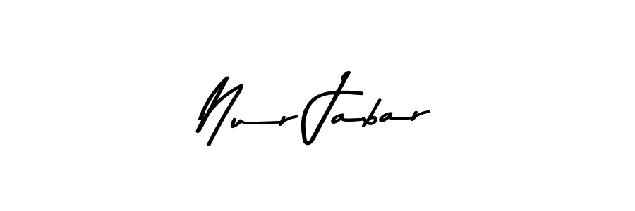 Make a beautiful signature design for name Nur Jabar. With this signature (Asem Kandis PERSONAL USE) style, you can create a handwritten signature for free. Nur Jabar signature style 9 images and pictures png