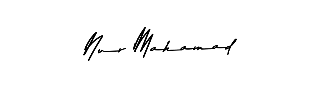 Here are the top 10 professional signature styles for the name Nur Mahamad. These are the best autograph styles you can use for your name. Nur Mahamad signature style 9 images and pictures png