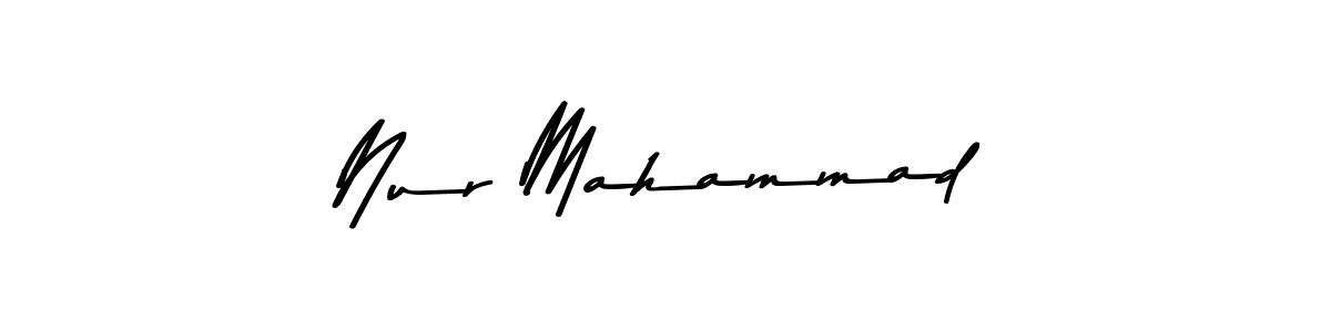 Here are the top 10 professional signature styles for the name Nur Mahammad. These are the best autograph styles you can use for your name. Nur Mahammad signature style 9 images and pictures png