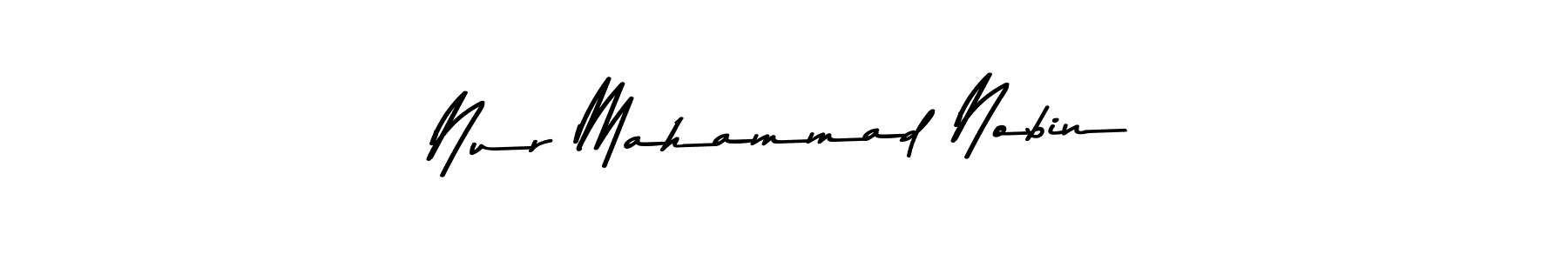 Similarly Asem Kandis PERSONAL USE is the best handwritten signature design. Signature creator online .You can use it as an online autograph creator for name Nur Mahammad Nobin. Nur Mahammad Nobin signature style 9 images and pictures png